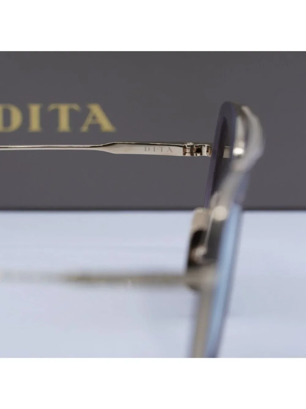 Dita FLIGHT-006-7806-C Aviator Sunglasses - Grey & Gold / Grey